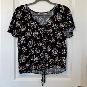 SO Floral Top Blouse MEDIUM
